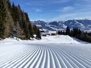 Zeer goede pistepreparatie op de Hochstein