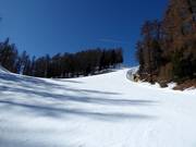 Watles afdaling in het onderste gedeelte (dalafdaling)