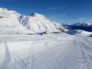 Lichte oefenhelling op de Corviglia (Runzöl)