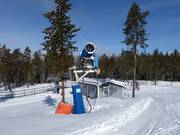Krachtige sneeuwkanon in Tandådalen