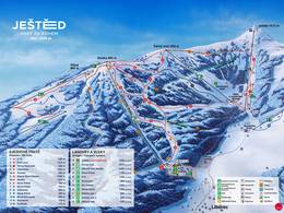 Skigebieden bij Liberec