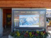 Informatiebord bij het dalstation