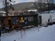 Hut bij het dalstation