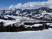 Uitzicht op de accommodaties in Kirchberg