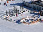 Oefengebied bij het bergstation van de Eggalm