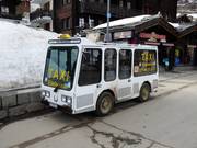 Elektrische taxi in Saas-Fee