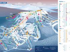 Pistekaart Idre Fjäll