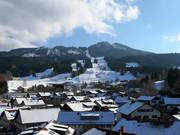 Nesselwang aan de voet van het skigebied Alpspitze