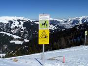 Waarschuwingsbord ter bescherming van het bos