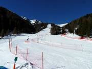 Uitzicht op de pistes van Gardonè