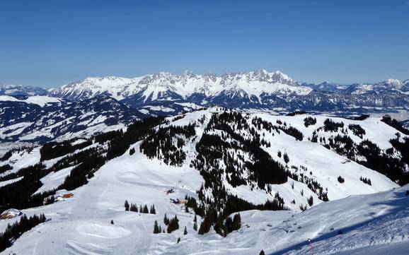 Skiën bij Kirchberg in Tirol