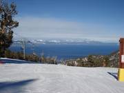 Uitzicht op het Lake Tahoe