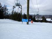 Pistebewegwijzering in het skigebied Ounasvaara