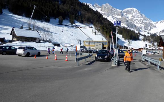 Obwalden: bereikbaarheid van en parkeermogelijkheden bij de skigebieden – Bereikbaarheid, parkeren Titlis – Engelberg