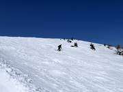 Diep-sneeuwhelling bij de Hochsonnlift