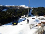 Met de Spieljochbahn ga je de berg op