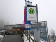 Skibushalte direct bij het dalstation Glungezer