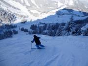 Moeilijke piste bij de Rastkopf