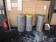 Afvalscheiding in het skigebied Les 3 Vallées