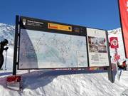 Gedetailleerd informatiebord bij het station Bendolla