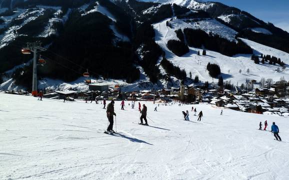 Skigebieden voor beginners in het Leoganger Tal – Beginners Saalbach Hinterglemm Leogang Fieberbrunn (Skicircus)