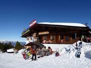 Pauze voor de afdaling naar het dal in de Zirmstadl