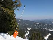 Uitgebreide besneeuwing in Pamporovo