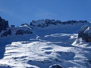 Pistes op de Marmolada