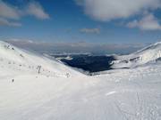 Uitzicht over het uitgestrekte landschap