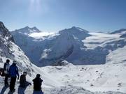 Panorama op 3.000 m bij de Passo Presena