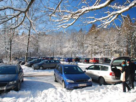 Olpe: bereikbaarheid van en parkeermogelijkheden bij de skigebieden – Bereikbaarheid, parkeren Hohe Bracht – Lennestadt