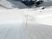 Afzetting van de pistes