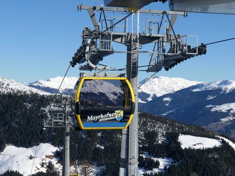 Skiliften Ski- & Gletscherwelt Zillertal 3000 – Liften Mayrhofen – Penken/Ahorn/Rastkogel/Eggalm