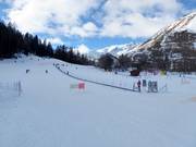 Oefenhelling met transportbanden (La Thuile)