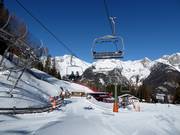 Almboden - 4-persoons vaste stoeltjeslift