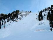 Extreem steile piste Harakiri