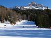 Skigebieden voor beginners aan de Rosengarten – Beginners Latemar – Obereggen/Pampeago/Predazzo