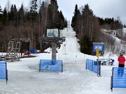 Björnenliften - Sleeplift met T-beugel/Ankerlift