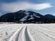 Langlaufloipes in de Kaiserwinkl bij het skigebied Hochkössen