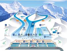 Pistekaart Tianshan Tianchi