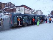 Skibus in Tignes