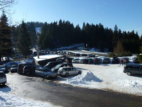 Schwarzwaldhochstrasse: bereikbaarheid van en parkeermogelijkheden bij de skigebieden – Bereikbaarheid, parkeren Hundseck – Bühlertallifte