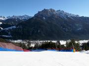 Dalafdaling Thöni naar Vigo di Fassa