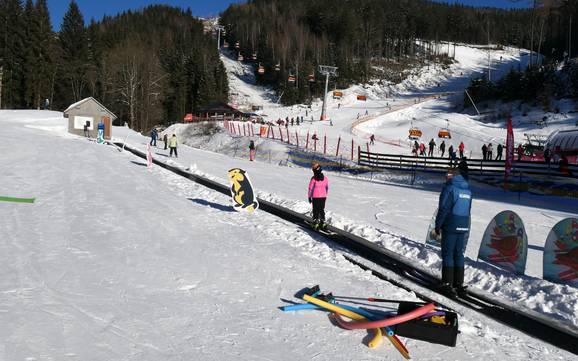 Familieskigebieden regio Ústí – Gezinnen en kinderen Klínovec (Keilberg)