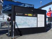 Voorbeeldig informatiebord bij het dalstation in Zinal