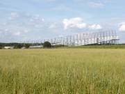 Skihal Bispingen van de zijkant