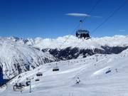 De 6-persoons stoeltjesliften Leppleskofel en Weißspitz