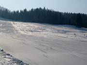 Afdaling bij de Kröpfllift