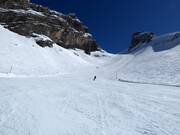 Moeilijke afdaling Titlis-Stand (Rotegg)