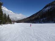 Makkelijke panoramische afdaling Talschluss